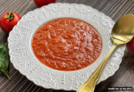 מרק עגבניות עם אורז